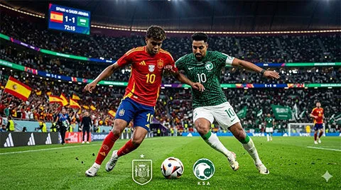 Tây Ban Nha vs Ả Rập Saudi Tây Ban Nha là thử thách quá sức của Ả Rập Saudi