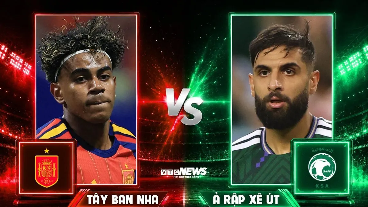 Tây Ban Nha vs Ả Rập Saudi